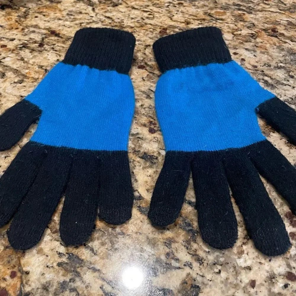 Carolina Panthers Knit Gloves Boys Unisex